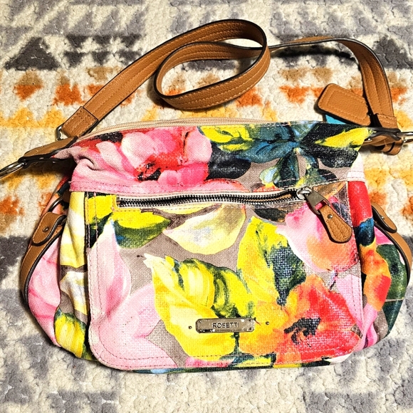 💖Rosetti hand bag with/shoulder straps Floral Pattern - Picture 1 of 8